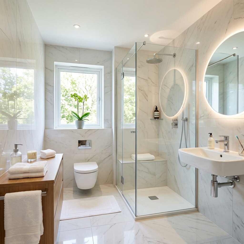 Urban Shine cleaning Bathrooms